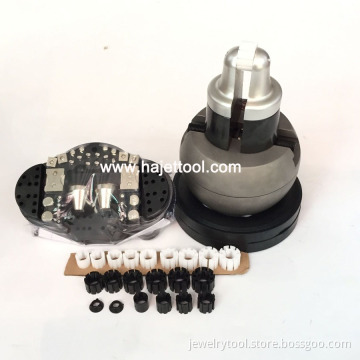High Precision Crystal Block for Engraving GRS Engraving Block with 57 Accessories Ball Vise